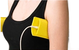 Hidroxa iontophoresis machine setup guide connecting the machine to power for hyperhidrosis treatment